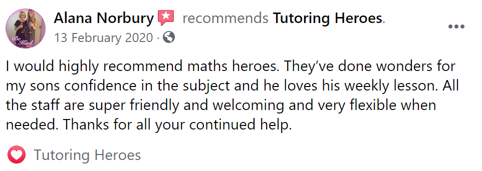 Alana recommending Online tutoring